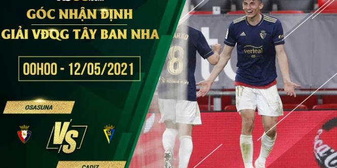 Osasuna vs Cadiz 0h00