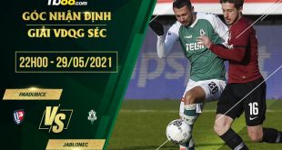 Soi kèo Pardubice vs Jablonec