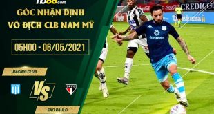 Racing Club vs Sao Paulo 5h00