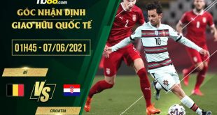 Soi kèo Bỉ vs Croatia