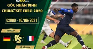 Pháp vs Đức 2h00 ngày 16/06/2021 Euro 2021