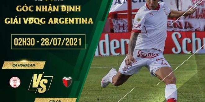 Kèo thơm CA Huracan vs Colon