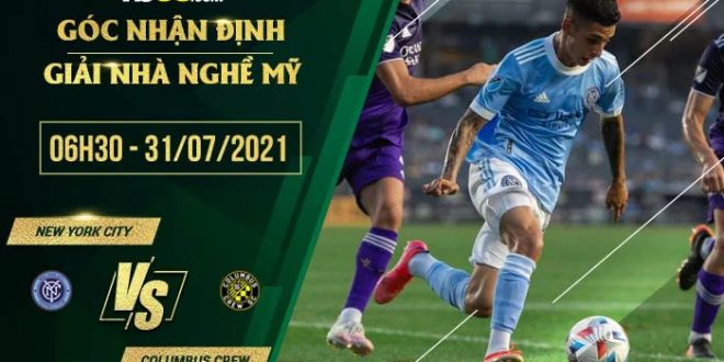 Kèo thơm New York City vs Columbus Crew