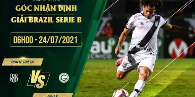 Kèo thơm Ponte Preta vs Goias