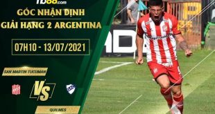 Kèo thơm Tucuman vs Quilmes