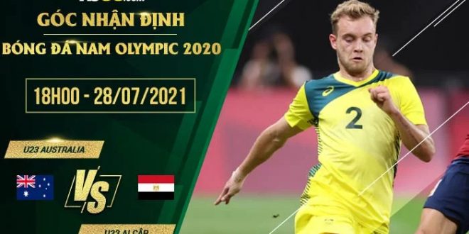 Kèo thơm U23 Australia vs U23 Ai Cập