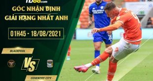 Kèo thơm Blackpool vs Coventry
