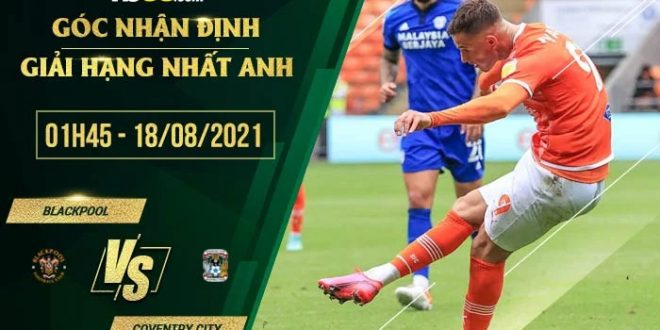 Kèo thơm Blackpool vs Coventry
