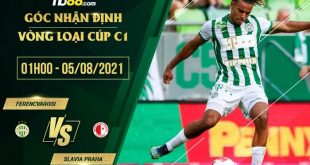 Kèo thơm Ferencvarosi vs Slavia Praha