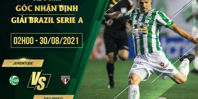 Kèo thơm Juventude vs Sao Paulo