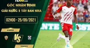 Tỷ lệ kèo Almeria vs Tenerife