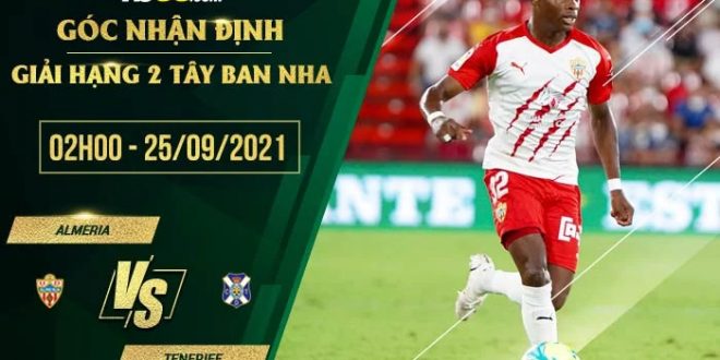 Tỷ lệ kèo Almeria vs Tenerife