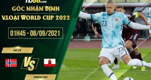 Tỷ lệ kèo Na Uy vs Gibraltar