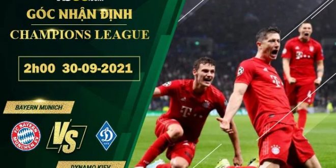 Tỷ lệ kèo Bayern Munich vs Dynamo Kiev
