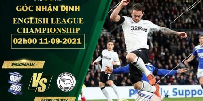 Tỷ lệ kèo Birmingham vs Derby County