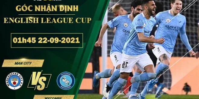 Tỷ lệ kèo Man City vs Wycombe