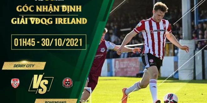Tỷ lệ kèo Derry City vs Bohemians