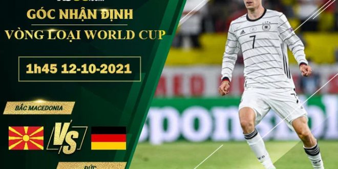 Tỷ lệ kèo Bắc Macedonia vs Đức
