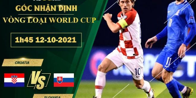 Tỷ lệ kèo Croatia vs Slovakia