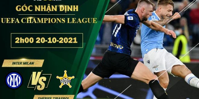 Tỷ lệ kèo Inter Milan vs Sheriff Tiraspol