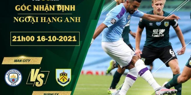 Tỷ lệ kèo Man City vs Burnley