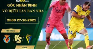Tỷ lệ kèo Villarreal vs Cadiz