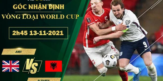 Tỷ lệ kèo Anh vs Albania