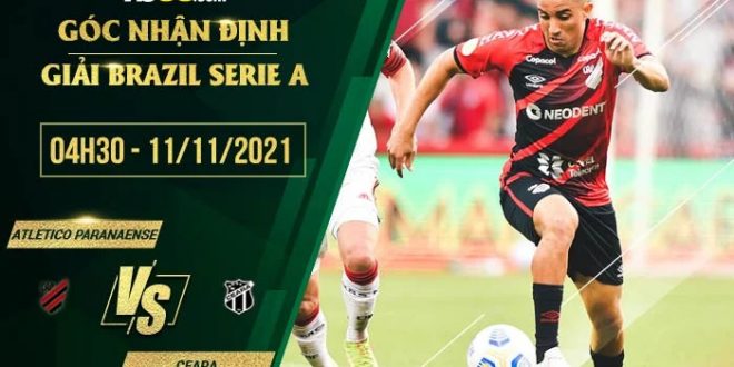 Tỷ lệ kèo Atletico Paranaense vs Ceara