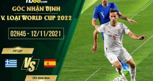 Tỷ lệ kèo Hy Lạp vs Tây Ban Nha