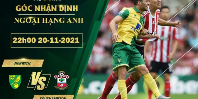 Tỷ lệ kèo Norwich vs Southampton