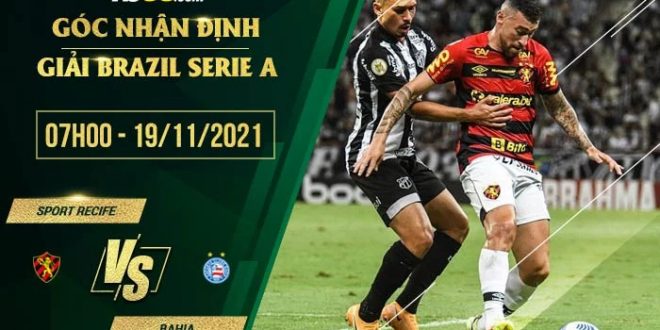 Tỷ lệ kèo Sport Recife vs Bahia