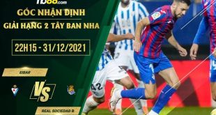 Tỷ lệ kèo Eibar vs Real Sociedad B