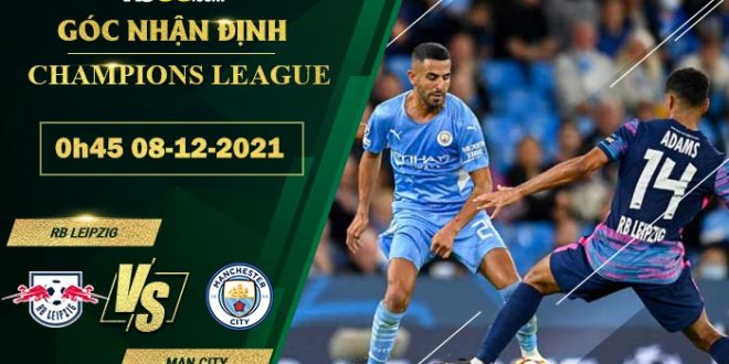 Tỷ lệ kèo RB Leipzig vs Man City