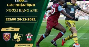 Tỷ lệ kèo West Ham vs Southampton