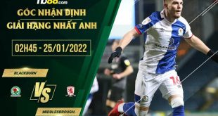 Tỷ lệ kèo Blackburn vs Middlesbrough