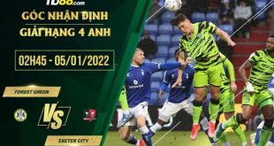 Tỷ Lệkèo Forest Green vs Exeter City