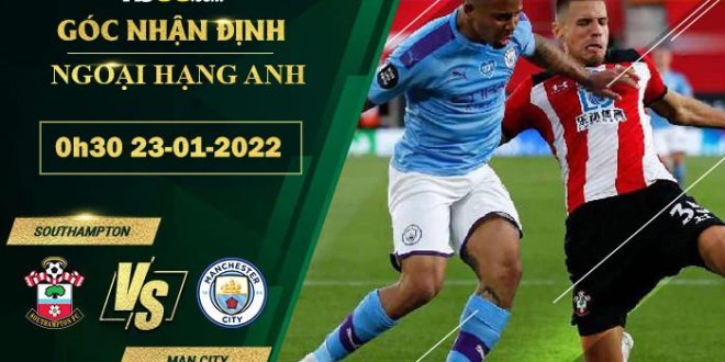 Tỷ lệ kèo Southampton vs Man City