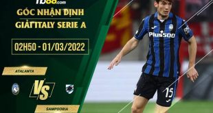 Tỷ lệ kèo Atalanta vs Sampdoria