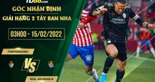 Tỷ lệ kèo Ponferradina vs Real Sociedad B