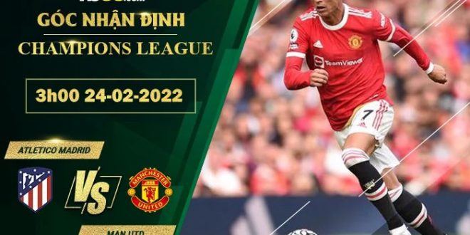 Tỷ lệ kèo Atletico Madrid vs Man Utd