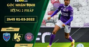 Tỷ lệ kèo Grenoble vs Toulouse