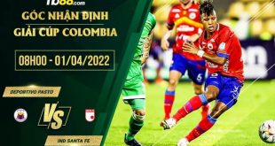 Tỷ lệ kèo Deportivo Pasto vs Ind Santa Fe