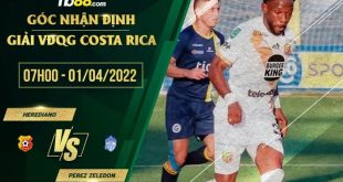 Tỷ lệ kèo Herediano vs Perez Zeledon