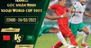 Tỷ lệ kèo Trung Quốc vs Saudi Arabia