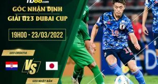 Tỷ lệ kèo U23 Croatia vs U23 Nhật Bản
