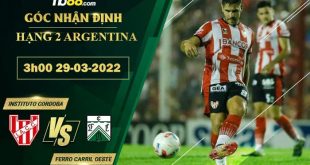 Tỷ lệ kèo Instituto Cordoba vs Ferro Carril Oeste