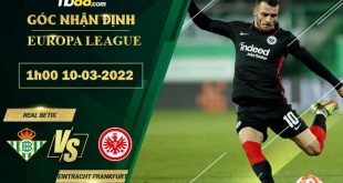 Tỷ lệ kèo Real Betis vs Eintracht Frankfurt