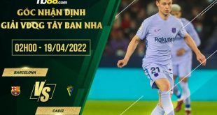 Tỷ lệ kèo Barcelona vs Cadiz