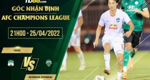 Tỷ lệ kèo HAGL vs Jeonbuk Hyundai