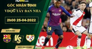 Tỷ lệ kèo Barcelona vs Rayo Vallecano